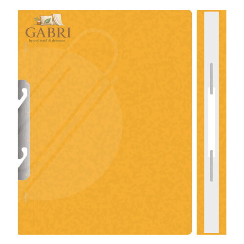 Rychlovazač A4 RZC - závěsný celý, PŘESPÁN - žlutý