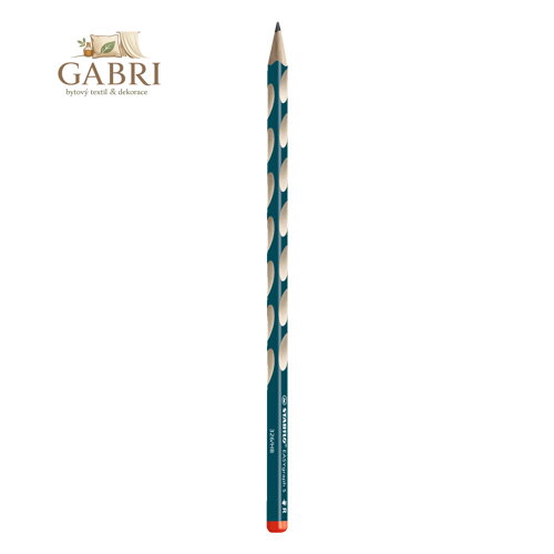 Tužka grafitová STABILO EASY S pro praváky - modrá