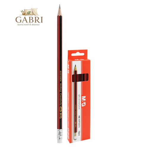 Tužka grafitová M&G s gumou č. 2 (HB)