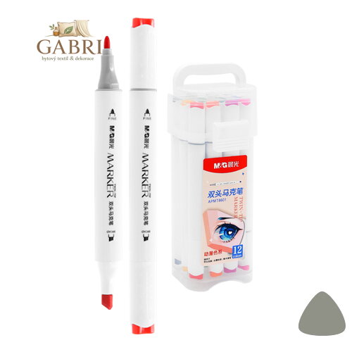 Fixy M&G Twin Tip Marker - sada 12 ks