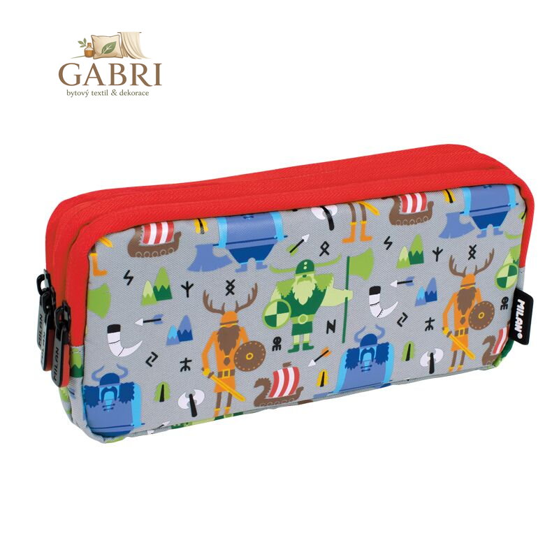 Pouzdro na pera MILAN 3-zipové, Vikings séria