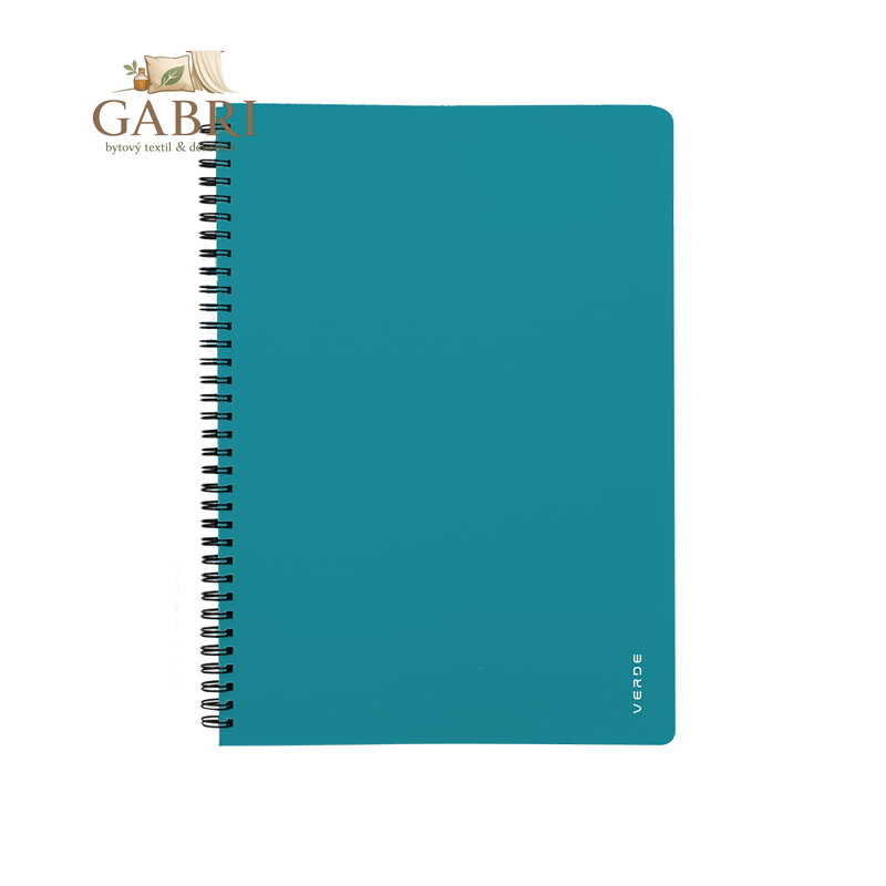 Twin wire blok A5 PP VERDE milano