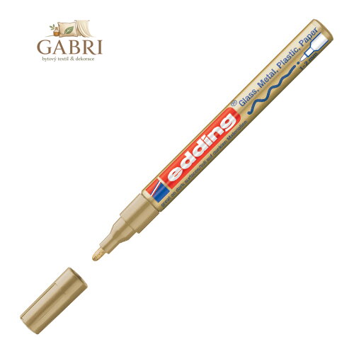 Lakový popisovač Edding 751 zlatý