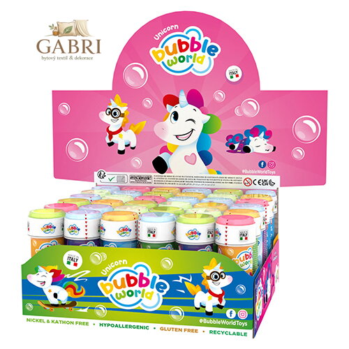 Bublifuk DULCOP 60 ml, Unicorn