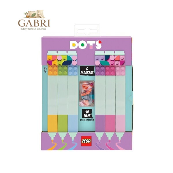 LEGO DOTS Fixy, mix barev - 6 Ks