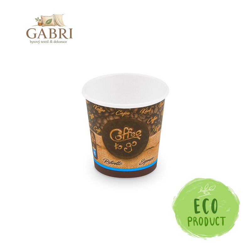 Kelímek papírový "Coffee to go" 110ml XS (50ks)