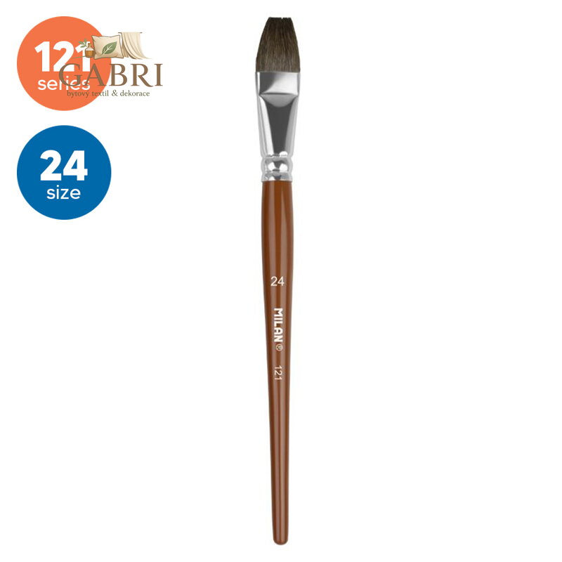 Štětec plochý MILAN č. 24 - 121