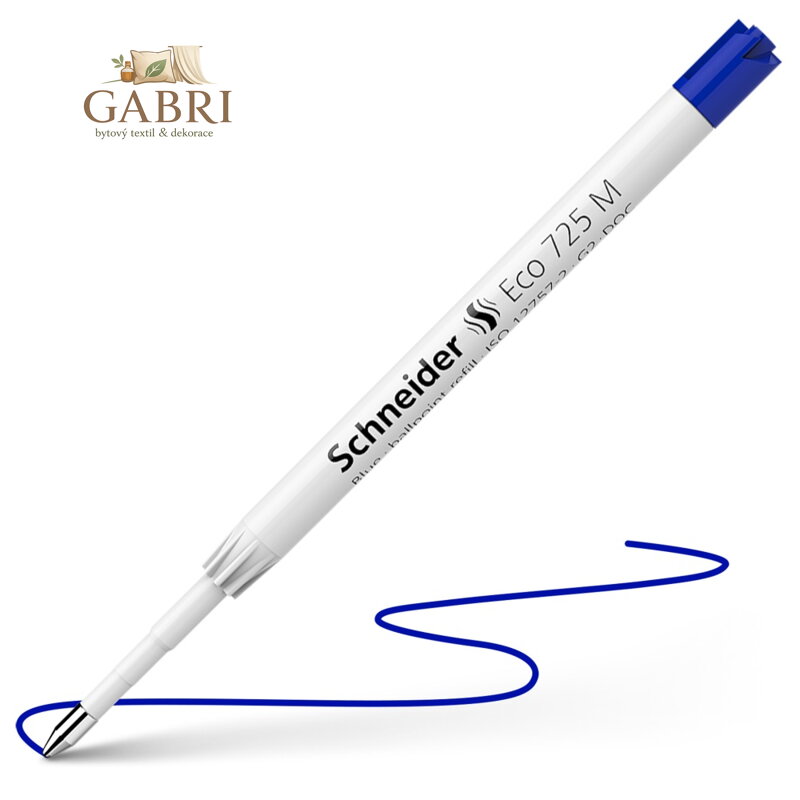 Náplň do kuličkového pera Schneider Eco 725 M - modrá