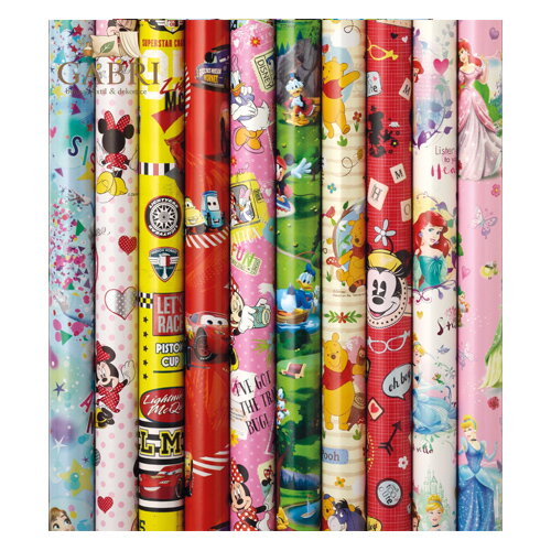 Papír dárkový 2 m x 70 cm, v roli Disney Mix