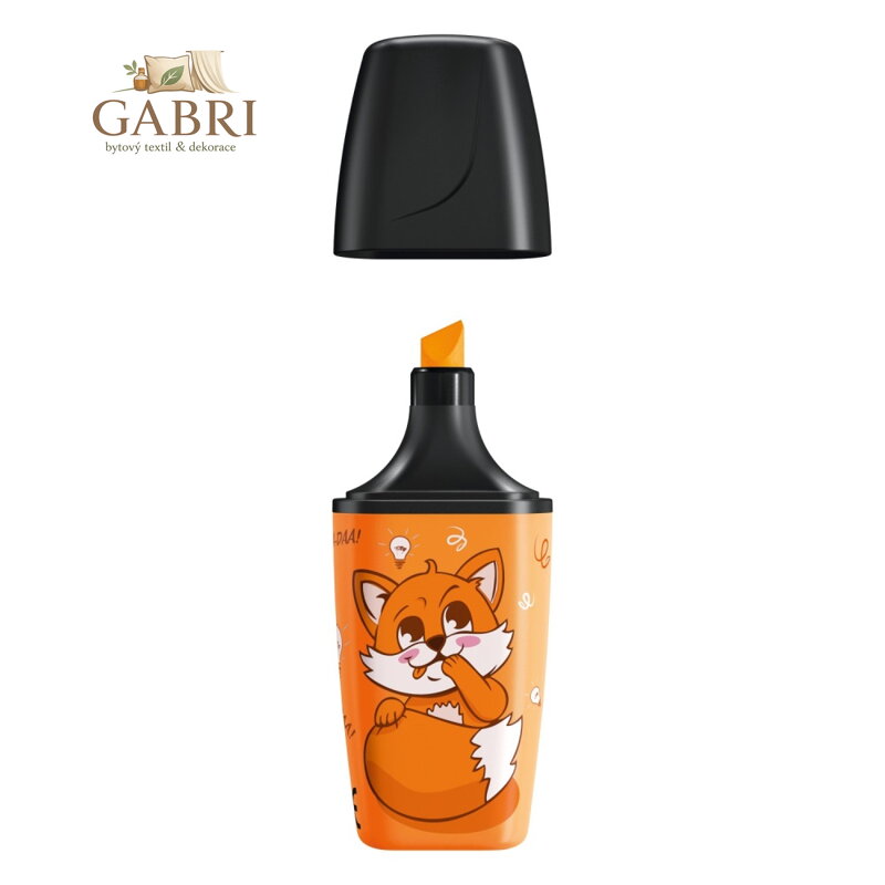 Zvýrazňovač STABILO BOSS MINI Animal Vibes - oranžový