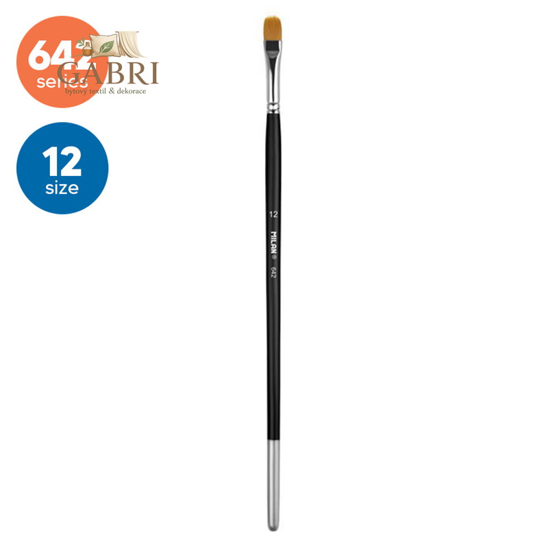 Štětec plochý MILAN č. 12 - 642