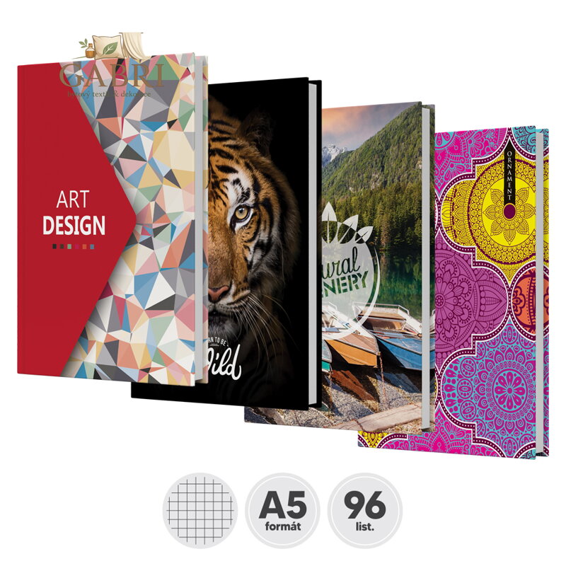 Kniha záznamová čtverečková A5 (96-listová)