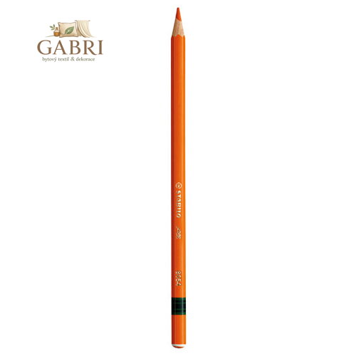 Barevná tužka, šestihranná, na každý povrch, STABILO "All", oranžová