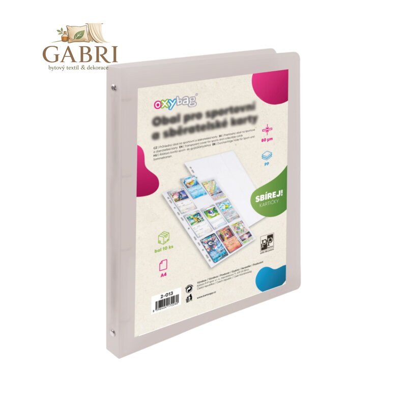 Album na sběratelské karty Opaline čirá