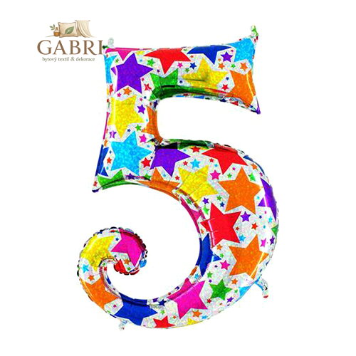 Balón narozeninový Holographic (102 cm) - číslo 5