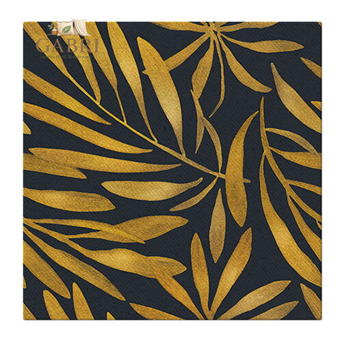 Ubrousky PAW AIRLAID 40x40 cm Golden leaves