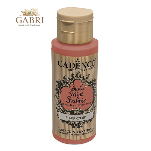 Textilní barva Cadence, Matt, červená, 59 ml