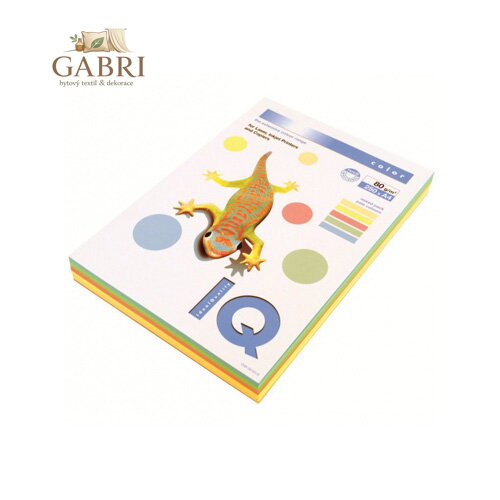 Kopírovací papír A4 IQ 160g 5x50 color pastel mix