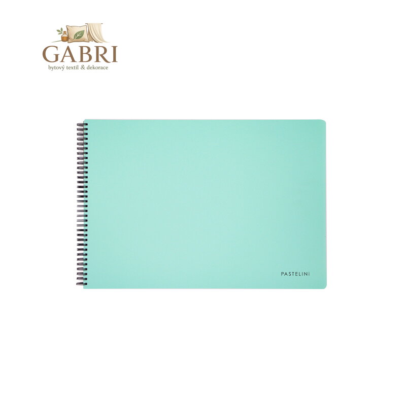 Skicák A4 tw,40 listů, 190g PASTELINI zelená