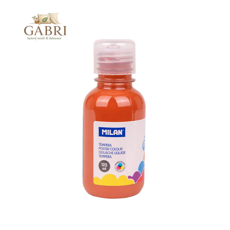 Barva temperové 125ml hnědá