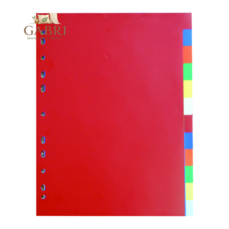 Rozdružovač A4, 2x6 barev PP 120my