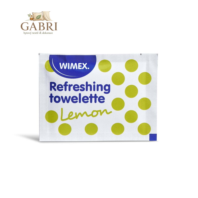 Osvěžující ubrousek citronový 18 x 12 cm [250 ks]