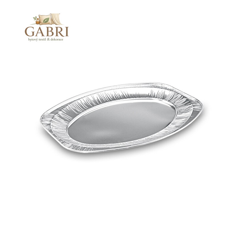 Podnos (ALU) oválný 43 x 29 cm [10 ks]