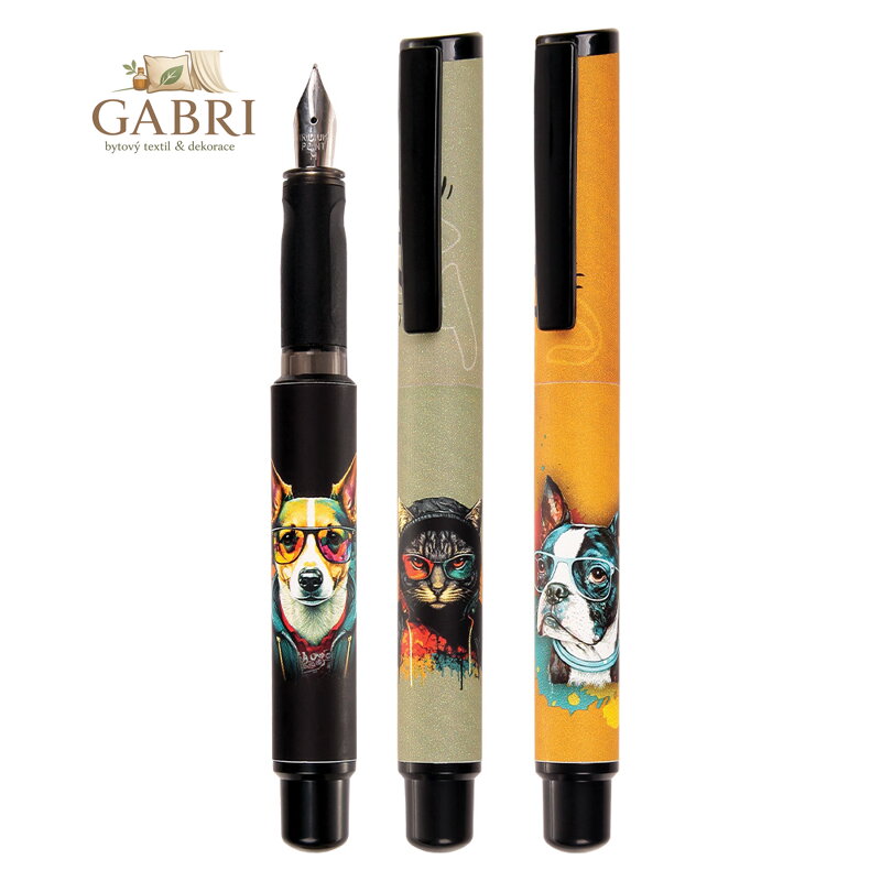 Pero bombičkové Go Pen - Best Friend (mix /cena 1ks) - modrá náplň