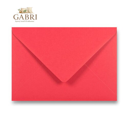 Obálka CF - C5 červená 120g (20ks)