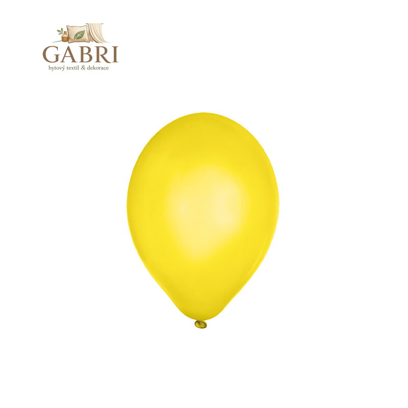 Balón M 25 cm, žlutý /10 ks/