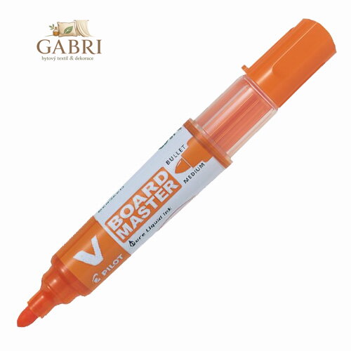 Popisovač na tabule, 2,3 mm, kuželový, PILOT "V-Board Master", oranžový