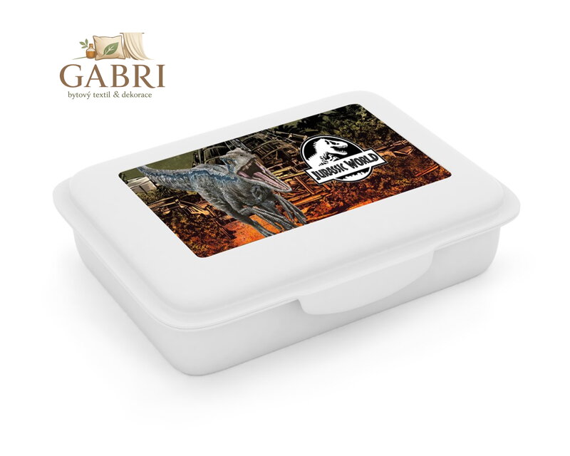 Box na svačinu s přihrádkou Jurassic World