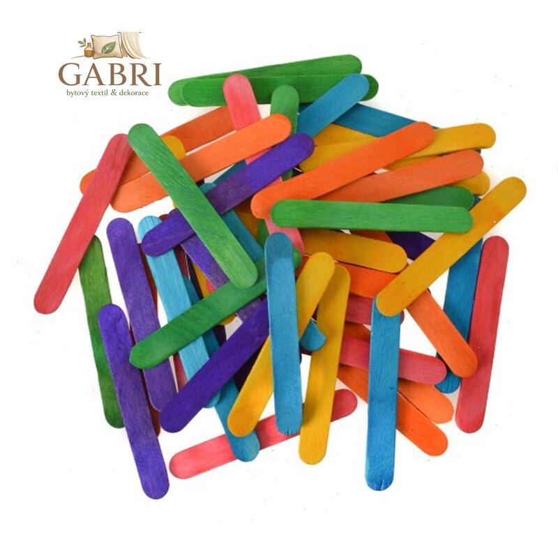 Dekorační paličky 100 ks mix barev