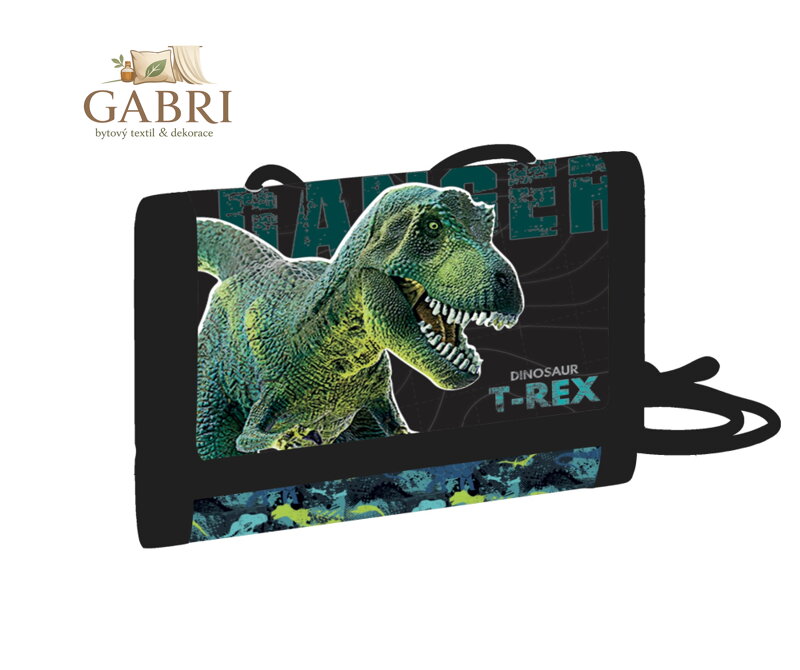 Dětská textilní peněženka Premium Dinosaurus