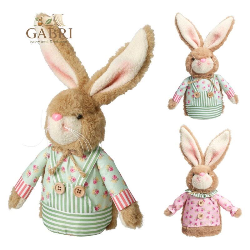 Velikonoční stojící zajíc (mix /cena 1ks)