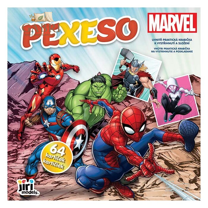 Pexeso v sešitu JM Marvel