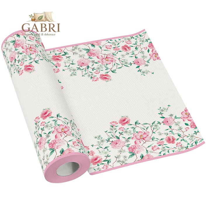 Středový pás AIRLAID 40cm x 24m Pink Season