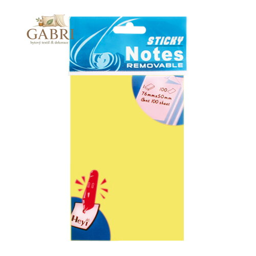 Blok lepicí Hinol 76 x 125 mm