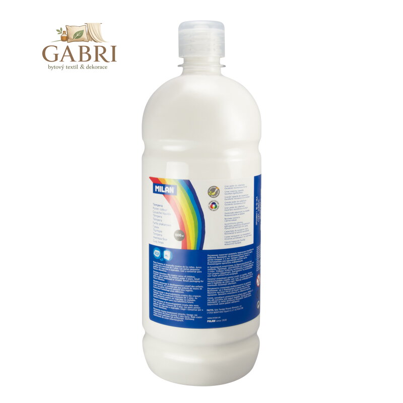 Barva temperová 1000ml, bílá