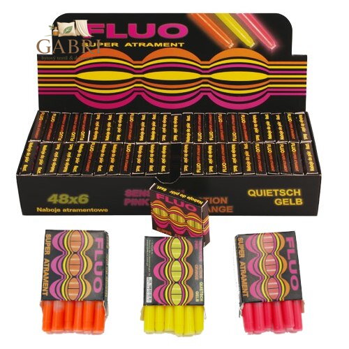 Bombičky CRESCO 6 ks - fluo