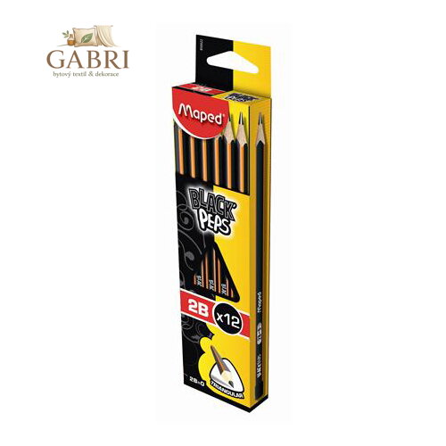 Tužka grafitová MAPED "BLACK'PEPS" 2B 1ks