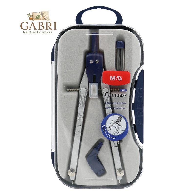 Kružítko M&G Compass s adaptérem + tuhy (sada)