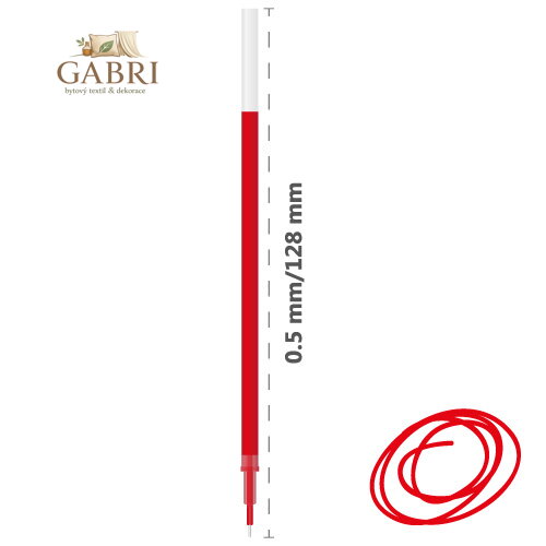 Náplň gelová DONG-A JellZone 0.5mm / červená 13 red