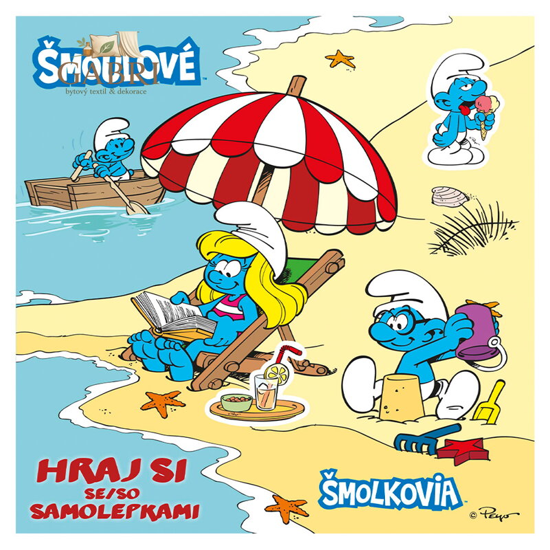 Kreativní sešit Akim - Hraj se samolepkami Maková Panenka