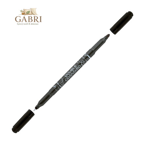 Popisovač CENTROPEN 3616 Double CD / DVD / BD - černý