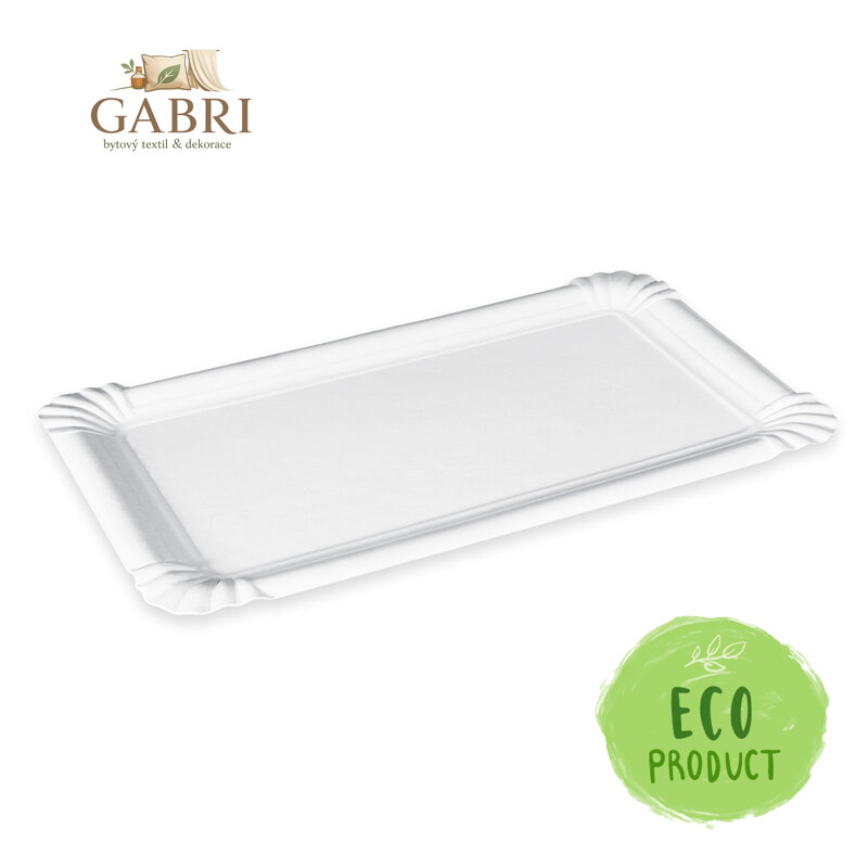 Tácky papírové 19x33,5 cm, 125 ks (č. 8)