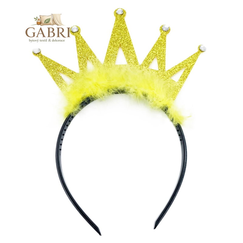 Čelenka korunka s peřím pro děti