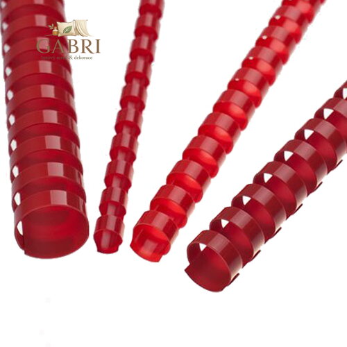 Hřebeny plastové 8 mm červené