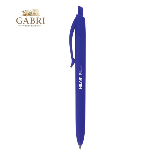 Pero kuličkové MILAN P1 Touch 1,0 mm - modrá náplň