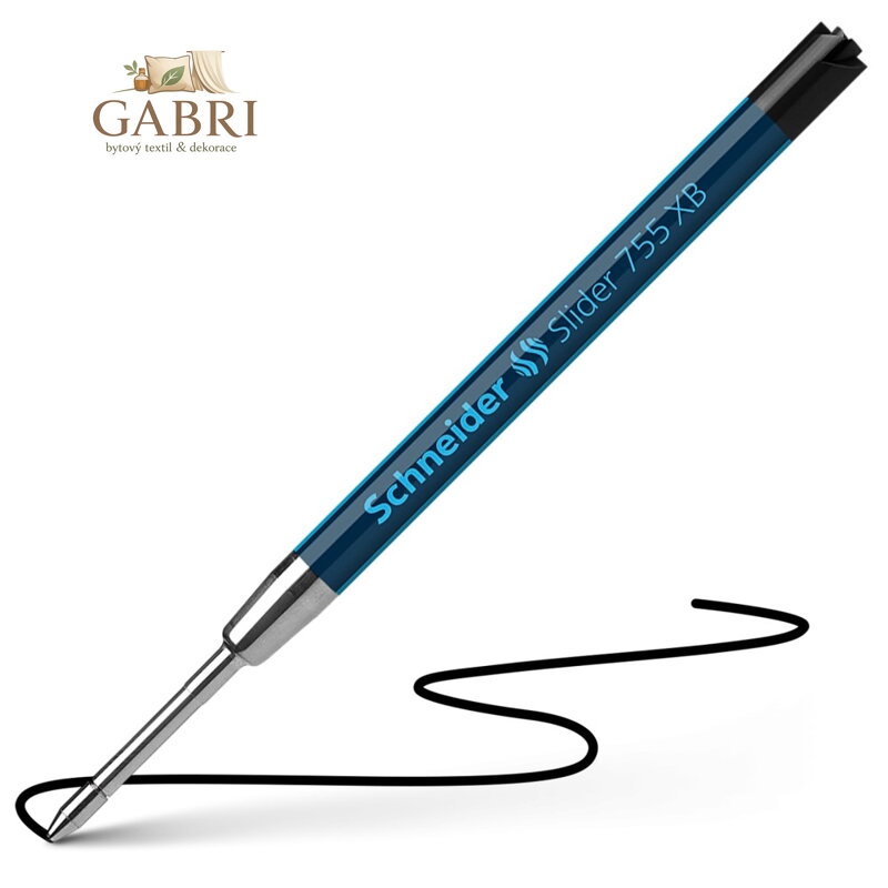 Náplň kuličková Schneider Slider 755 XB - černá
